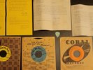 Buddy Holly Memorabilia Records Letters and Guitar Pick