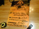 ARC - WAR OF THE RING TOUR 1981 FLYER POSTER NWOBHM HEAVY METAL IRON MAIDEN VG