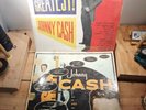 Johnny cash  hot and blue guitar Vinyl Sun Records lp-1220 first press& Slp-1240
