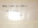 David Bowie - Let’s Dance — RARE MFSL Original Master Test Pressing