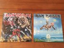 Iron Maiden - 2 Alben auf LP Vinyl - The Number Of The Beast, Seventh Son...