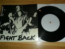 DISCHARGE - FIGHT BACK CLAY 3 TEST PRESSING WHITE LABEL PROMO PUNK ROCK VG