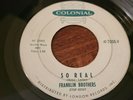 RARE ROCKABILLY 45 FRANKLIN BROTHERS So Real COLONIAL My Little Girl HEAR 1959