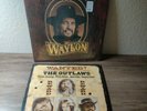 Waylon Jennings - Greatest Hits in shrink/ Wanted - The outlaws Lp album  VG+
