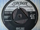 THE ROCKIN R's - THE BEAT/CRAZY BABY - UK TRI LONDON HL 8872 / 1958 IN CO SLEEVE