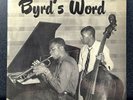 DONALD BYRD Byrd's Word SAVOY LP 12032 Mono DG Blood Red label RVG Promo Archive