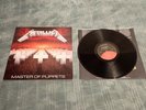 Metallica – Master Of Puppets Vinyl LP 1986 - Elektra 60439-1 1st Press Vintage