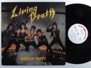 LIVING DEATH Watch Out  EARTHSHAKER LP NM/VG++ germany *