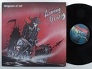 LIVING DEATH Vengeance Of Hell MAUSOLEUM LP VG++ belgium *