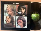 THE BEATLES Let It Be - Excellent 1st UK Press 2U/2U Red Apple PCS7096 Vinyl LP