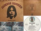 JACKSON BROWNE rare LP: -S/T (Saturate) [1972 white label, burlap cover] NM/EX