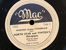French Canadian 78 RPM Winston Scotty Fitzgerald Mac 1003 Fiddle Violin Folk