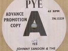 JOHNNY SANDON & REMO FOUR**MAGIC POTION**DEMO**BEAT**THE PYE LABEL**HEAR IT