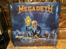 Megadeth Rust In Peace  LP Record SEALED Limited Edition Blue Vinyl