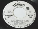Eddie Cochran - Summertime Blues / Love Again PROMO 45 rpm 1958