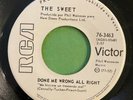THE SWEET - Co - Co / Do Me Wrong All Right - MEXICO RADIO PROMO 45