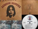 JACKSON BROWNE rare LP: -S/T (Saturate) [1972 white label, burlap cover] EX/VG++