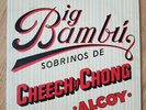 Cheech and Chong Big Bambu 1972 LP with ROLLING PAPER G+/G+ Ode Records SP 77014