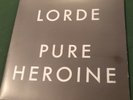 Lorde Pure Heroine Vinyl 2013 First Pressing W/Lyric Booklet Used/Like New Royal