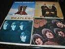 BEATLES: 4 LP RECORD ALBUM LOT: RUBBER SOUL/MEET THE BEATLES/INTRODUCING/WINGS