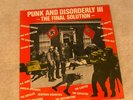 PUNK AND DISORDERLY 3 THE FINAL SOLUTION 1983 MULTI COLOUR VINYL LP GRAM005 A1-B