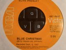 45 - Elvis - Blue Christmas / Santa Claus - Orange RCA GSS  - 447-0647