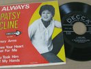 FEMALE  COUNTRY EP 45 - PATSY CLINE - ALWAYS - DECCA  2794