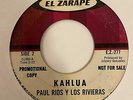 Mod Latin R&B Tittyshaker Instro 45 PAUL RIOS Y LOS RIVIERAS Kahlua El Zarape