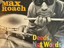 RARE JAZZ LP MAX ROACH DEEDS NOT WORDS OG MONO US RIVERSIDE RLP 12-280 DG BLUE