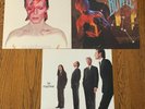 David Bowie 2 sided ALBUM FLATS Lets Dance Aladdin Sane Tin Machine RARE  WOW
