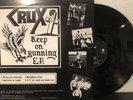 Crux / Crash – Keep On Running E.P. EP 2015 Vomitopunkrock – REF012LP *ES EX/EX