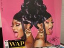 Cardi B WAP Limited Edition Gold Vinyl LP Megan Thee Stallion in hand