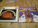 RITCHIE BLACKMORE'S RAINBOW & ON STAGE TWO UK VINYL LP RECORDS ORIGINAL