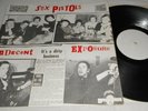 SEX PISTOLS -- No Future UK -- RARE LP -- White Labels -- + Insert - PUNK KBD