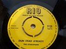 REGGAE,SKA. THE ETHIOPIANS.DUN DEAD A'READY / BOB ANDY. EXCELLENT.RIO LABEL 1967