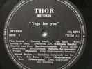 private press LP YOGA FOR YOU UK 1973 THOR not CAPTAIN MARRYAT EX