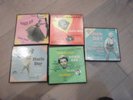 Five Doris Day 45 RPM Soundtrack Box Sets - See Photos - All Complete