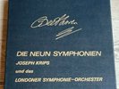 BEETHOVEN 9 Symphonies JOSEPH KRIPS, LSO 1stPress ARTIPHON STEREO 7LP Box MINT