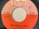 SWEET SOUL / FUNK The Spoilers SAD MAN'S LAND / TURBO ROCK Turbo 45 rare