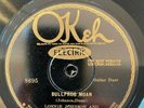 Okeh 8695 Lonnie Johnson & Blind Willie Dunn BULL-FROG MOAN 78rpm 1928 E+ Blues