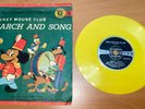 1950's Walt Disney Mickey Mouse Club Golden Record | 78rpm | MARCH AND SONG