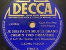 Cajun JOSEPH & CLEOMA FALCON Decca 17048 E