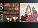 KRAUTROCK 3 LP KARTHAGO second step 1974 BASF & best + live Bacillus 1978 VG+VG+
