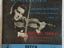 LXT 2949 BRAHMS VIOLIN CONCERTO FERRAS SCHURICHT UK 1954 O/G LP VINYL 1ST ED