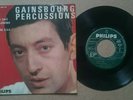 SERGE GAINSBOURG - PERCUSSIONS - 1964 FR 45T EP PHILIPS 434.994 BE - RARE
