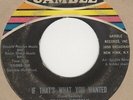 Frank Beverly  If That's What You Wanted Gamble G-220 Soul Northern Motown