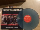 Good Riddance “For God and Country” Blue Vinyl Record (2008?) Color Fat Wreck