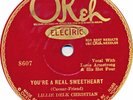 Lillie Delk Christian &  Armstrong Hot 4 - You‘re a real Sweetheart Okeh 8607