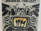 THIN LIZZY Jailbreak LP EX VINYL Album 1976 Mercury SRM-1-1081