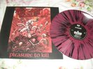 KREATOR -PLEASURE TO KILL- AWESOME VERY RARE LTD EDITION COLOR VINYL LP EXODUS